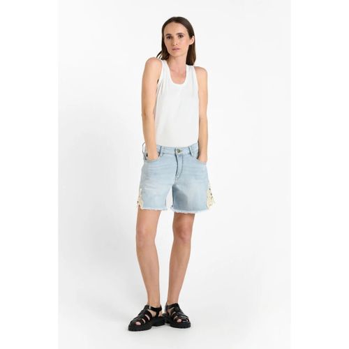 Short Short en jeans lace - Le Temps des Cerises - Modalova