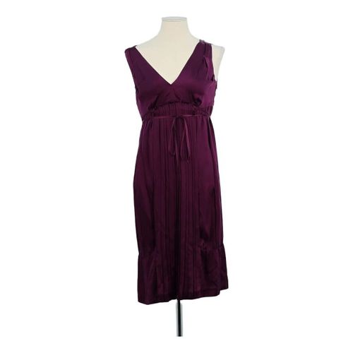 Robe Miu Miu Robe en soie violette - Miu Miu - Modalova