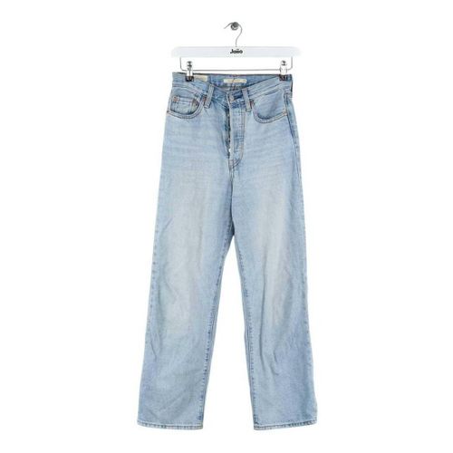 Jeans Jean droit Ribcage straight en coton bleu - Levis - Modalova