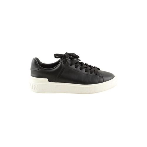 Baskets Baskets en cuir noires - Balmain - Modalova