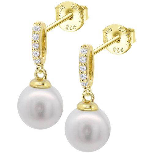 Boucles oreilles Boucles d'oreilles Silver perles de culture 8mm - Lotus - Modalova