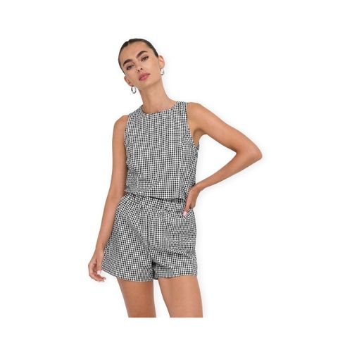 Debardeur Top Maye Check - Black/White - Only - Modalova
