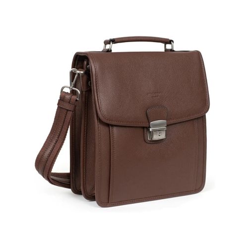 Sac Bandouliere Sacoche Ref 47993 Chocolat 26*23,5*12,5 cm - Hexagona - Modalova