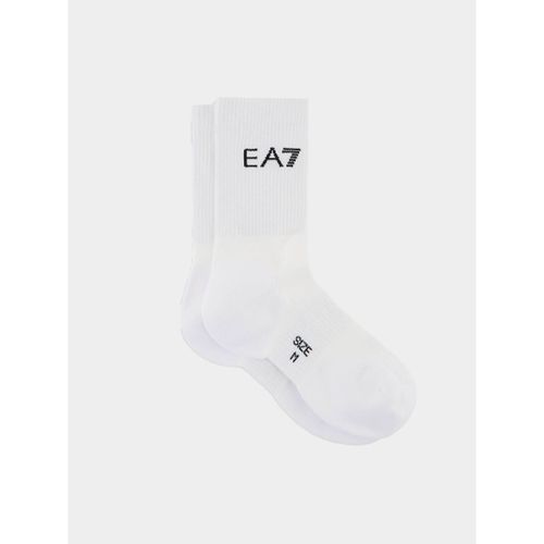 Chaussettes 245022 CC999-M0003 WHITE/BLACK - Emporio Armani EA7 - Modalova