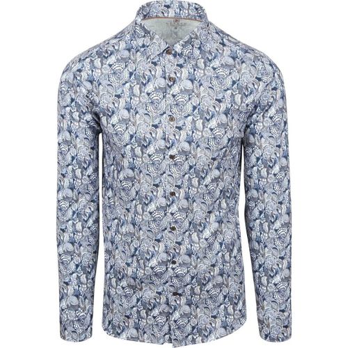 Chemise Chemise Impression Fleurs Bleu - Desoto - Modalova