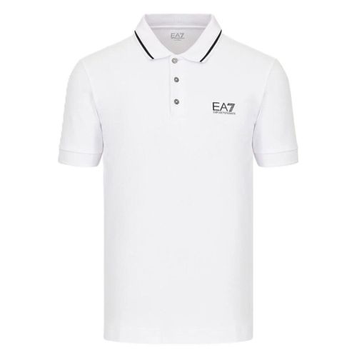 Polo 7M000182 AF10373-U0002 WHITE - Emporio Armani EA7 - Modalova