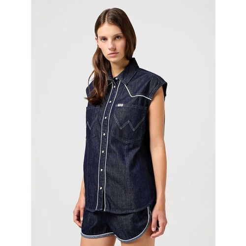Chemise 112362615 SLEEVELESS-DENIM DARK - Wrangler - Modalova