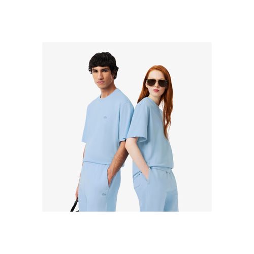 T-shirt T-shirt -Bleu Clair - loose fit jersey épais unise - Lacoste - Modalova