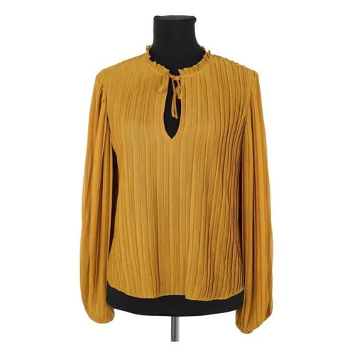 Blouses Blouse Pleated top beige - Frame - Modalova