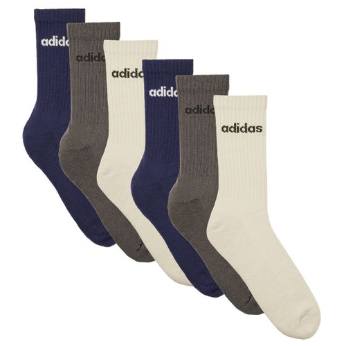 Chaussettes Linear Crew Socks Cushioned Socks 6 Pair Pack - adidas - Modalova