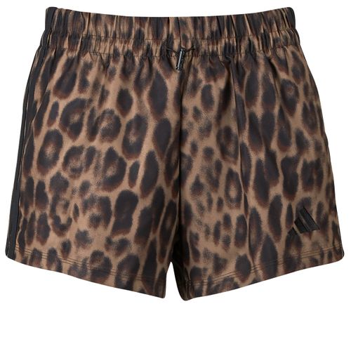 Short Seasonal Essentials Leopard Print Woven Shorts with 3-Stripes - adidas - Modalova