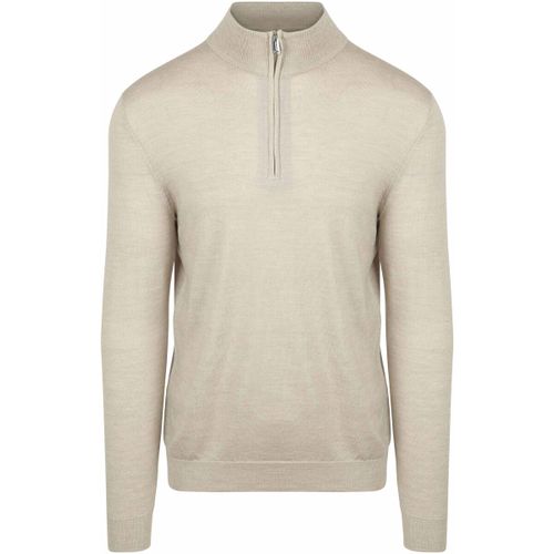 Sweatshirts Pullover Half Zip Laine Merino Beige - Profuomo - Modalova