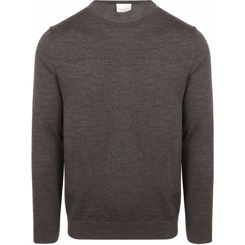 Sweatshirts Pull-over Laine Merinos Marron Foncé - Profuomo - Modalova