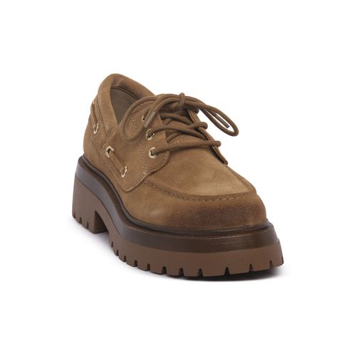 Chaussures bateau DETROIT TAUPE SUEDE - Steve Madden - Modalova