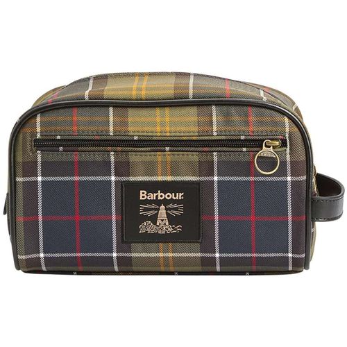 Sac bandoulière Trousse de toilette tartan - Barbour - Modalova