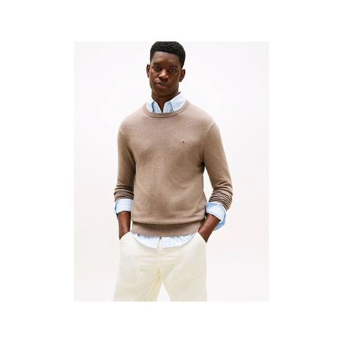 Pull MW0MW28046 PIMA/CASHMERE-HI3 COASTAL TAUPE HEATER - Tommy Hilfiger - Modalova