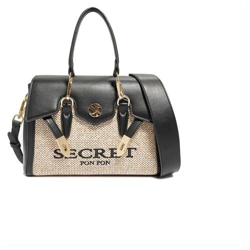 Sac à main Handbag QUINY-STRAW-SMALL - Secret Pon Pon - Modalova