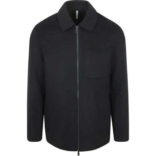 Surchemises Surchemise Woolblend Marine - Profuomo - Modalova