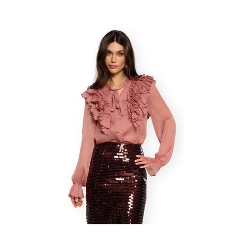 Blouses Ninetta Shirt - Dark Pink - Minueto - Modalova