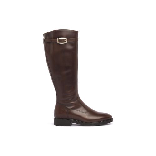 Bottes plates NERO GIARDINI 412 DELAVATO BEIGE - NeroGiardini - Modalova