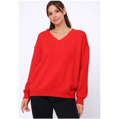 Pull Kebello Pull V F, Rouge - Kebello - Modalova
