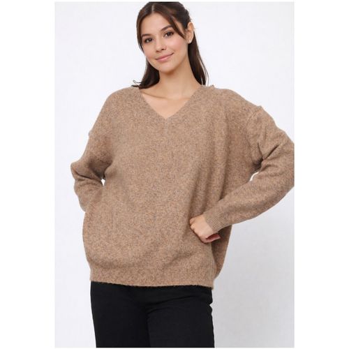 Pull Kebello Pull V F, Marron - Kebello - Modalova