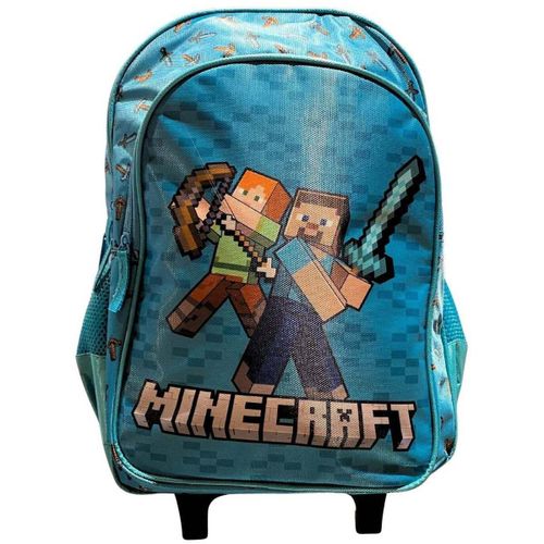 Cartable Sac à dos Trolley, 44 cm - Minecraft - Modalova