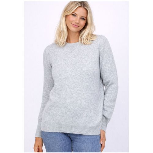 Sweatshirts Pull Col Rond F, Gris - Kebello - Modalova