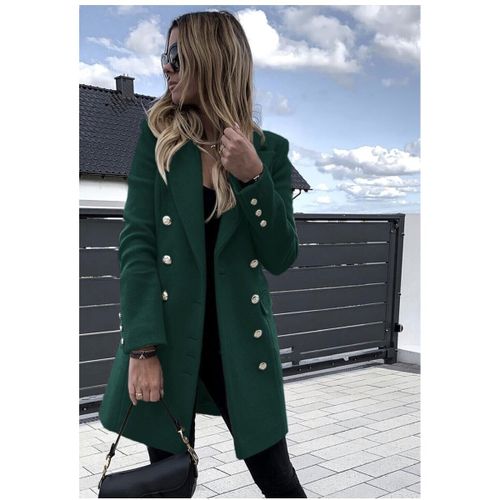 Manteau Manteau Mi Long F, Vert - Kebello - Modalova