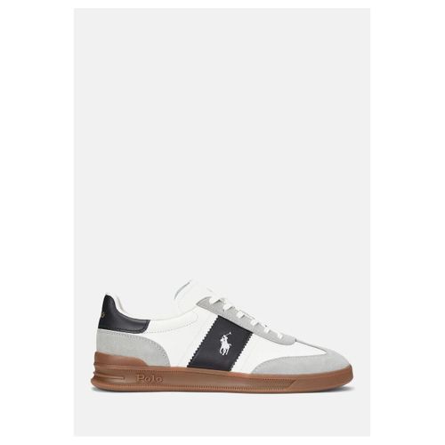 Baskets basses HERITAGE AERA - 809956119 002-WHITE/BLACK/GREY - Ralph Lauren - Modalova