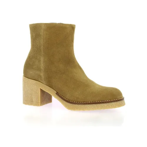 Bottines Boots cuir velours - Patricia Miller - Modalova