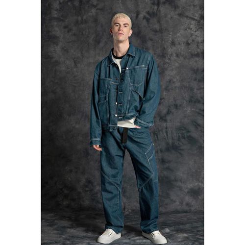 Jeans larges Relaxed Fit Cargo Denim Pants - Replay - Modalova