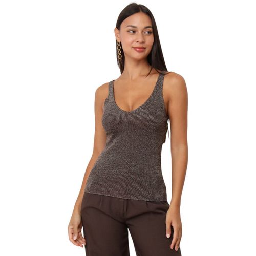 Debardeur Tops, t-shirts - Marron - La Modeuse - Modalova