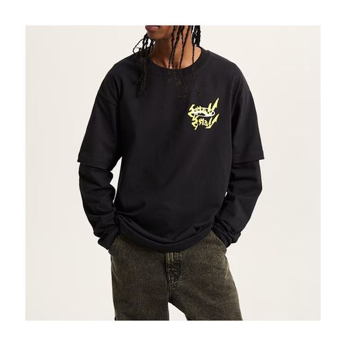 T-shirt Vans For Nothing Twoffer Ls - Vans - Modalova