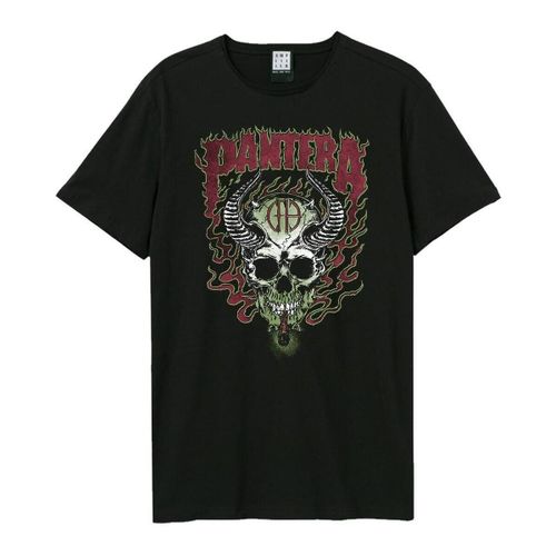 T-shirt Fire Skull - Amplified Clothing - Modalova