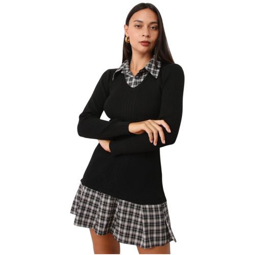 Robe courte Robes - Noir - La Modeuse - Modalova