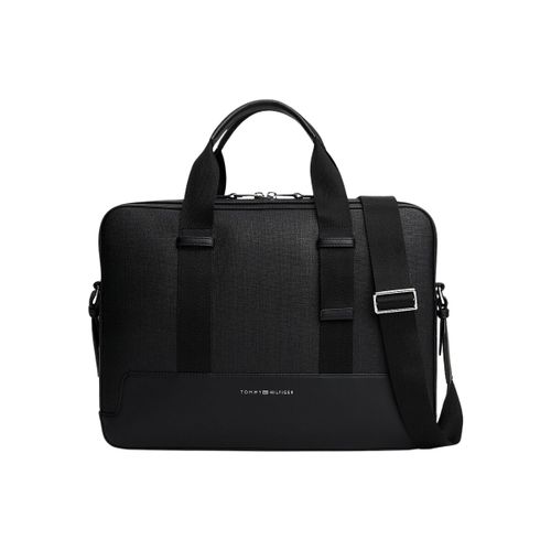 Porte document Sac ordinateur Ref 66674 Noir 44*28*5.5 cm - Tommy Hilfiger - Modalova