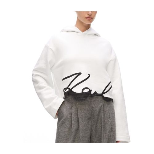 Sweatshirts à capuche Karl Signature Hem Hoodie - Karl Lagerfeld - Modalova
