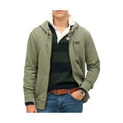 Sweatshirts à capuche Essential Washed Ziphood - Superdry - Modalova