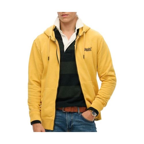 Sweatshirts à capuche Essential Washed Ziphood - Superdry - Modalova