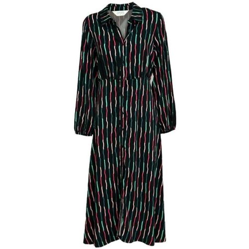 Robe 34c12080_abito_stripes_nero - Compania Fantastica - Modalova