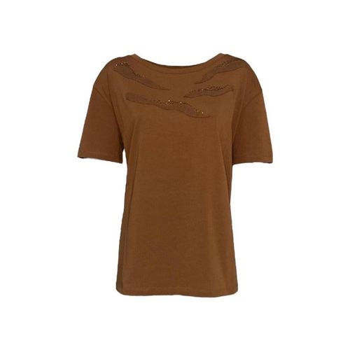 T-shirt we6220_cannella - Giulia Valli - Modalova