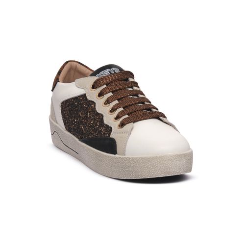 Baskets basses Keys WHITE BRONZO - Keys - Modalova