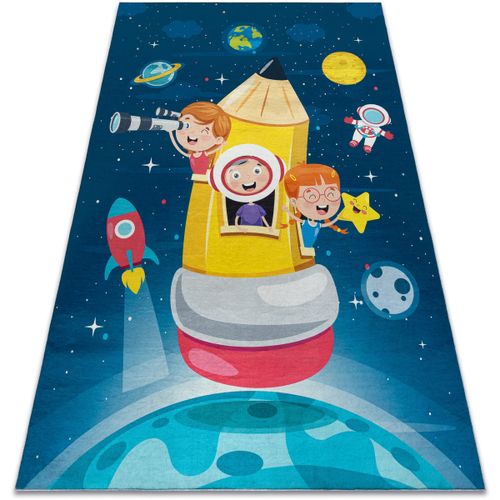 Tapis Tapis lavable BAMBINO 42810 Fusée, planètes pour 160x220 cm - Rugsx - Modalova