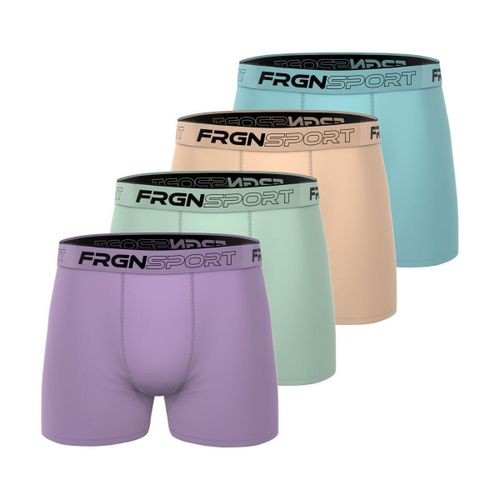 Boxers Lot de 4 boxers en coton John Pastel - Freegun - Modalova