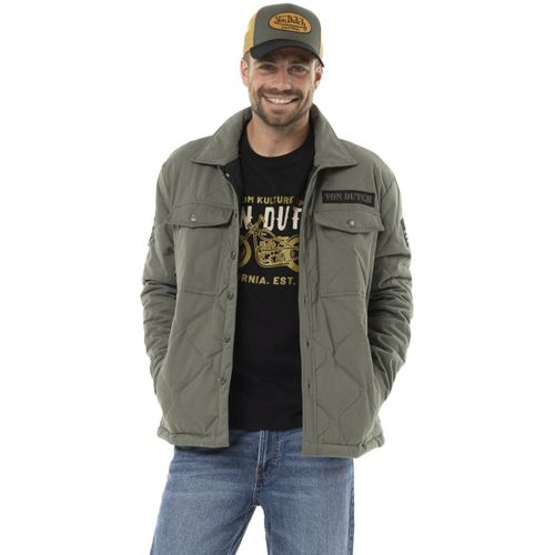 Surchemises Veste militaire en coton avec surpiqûres et patchs Harper - Von Dutch - Modalova