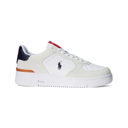 Baskets basses MASTER COURT - 809974097 001-WHITE/NAVY - Ralph Lauren - Modalova