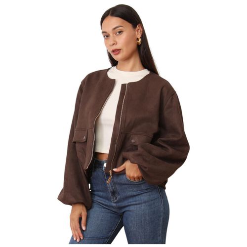 Blouson Vestes - Marron - La Modeuse - Modalova