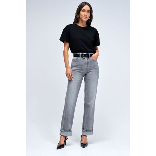 Jeans Jean FAITH PUSH IN DROIT Grey - Salsa - Modalova