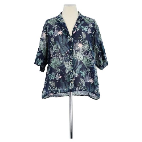 Chemise Chemise en coton bleue marine - Des Petits Hauts - Modalova